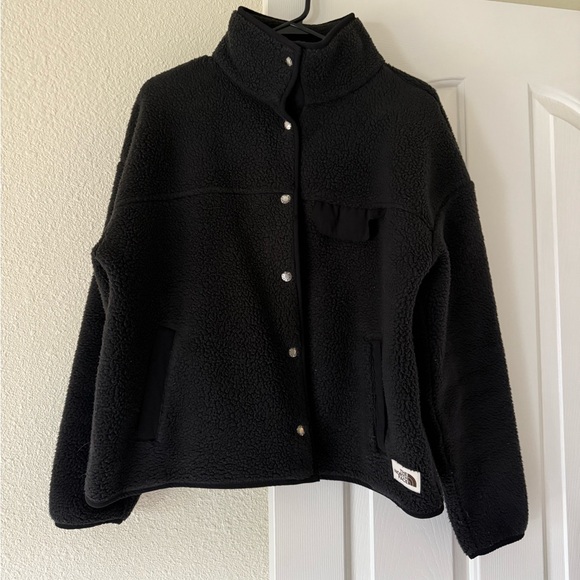 North Face Cragmont Fleece Crop Jacket Size Medium - Picture 3 of 6